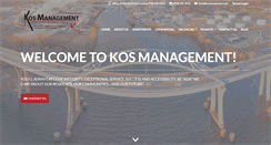 Desktop Screenshot of kosmanagement.com